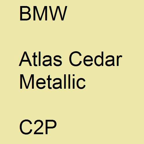 BMW, Atlas Cedar Metallic, C2P.